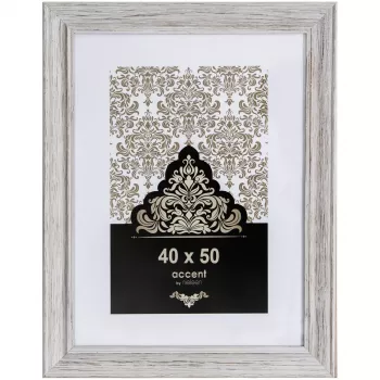 NIELSEN DESIGN Accent Vintage rám na obrázky 40x50 cm drevo biely 3241001