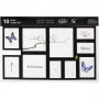 NIELSEN DESIGN Nielsen 10-dielna sada rámov na obrázky čierna Resin Mobile Rack 8999176