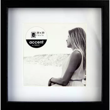 NIELSEN DESIGN Nielsen Aura Black 20x20 Drevený rám na obraz s paspartou