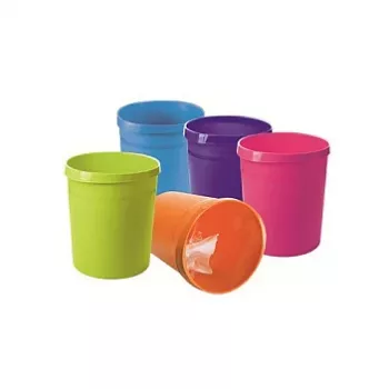 HAN GRIP 18L okrúhly odpadkový kôš, polypropylén, fialový, 312 mm x 312 mm