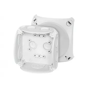 Hensel DK 0200 G káblová rozvodná krabica do 2,5 mm² bez svoriek, sivá RAL 7035