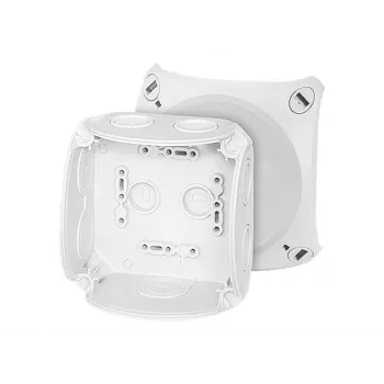 HENSEL DK 0400 G káblová rozvodná krabica, sivá (RAL 7035), bez svoriek