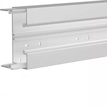 Hager BRH6517019016 spodný diel parapetného kanála predný zacvakávací uzáver 65x170 mm 2 m čistá biela