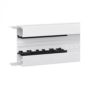 Hager BRN6517019016 spodný diel parapetného kanála profil pre montáž prístrojov BRN 65x170 mm – 2 m biela