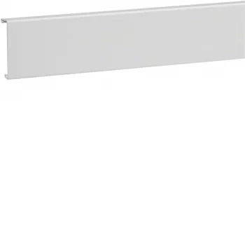 Hager SL2008029016 Veko soklového kanála, PVC, 20x80 mm, dopravná biela