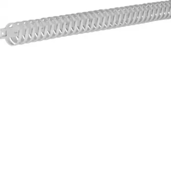 Hager L2232 flexibilný káblový kanál svetlosivý 30mm x 4,5mm x 500mm samolepiaci bezhalogénový