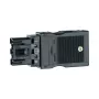 Hager G4703 3-pólová vstupná zásuvka (Wago) pre vodiče 1,5-2,5 mm², čierna