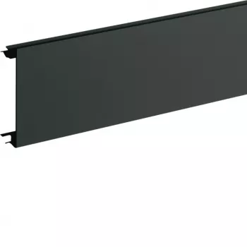 Hager BR08029011 Kryt soklovej lišty PVC pre BR 80 mm grafitovo čierny