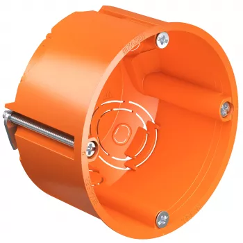 Kaiser Elektro 9063-02 dutinová zabudovacia krabica 68 x 49 mm oranžová