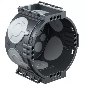Kaiser Elektro ECON UP1 podomietková prístrojová krabica, vzduchotesná, 4x3 skrutkovacie kupoly, priemer 60mm, hĺbka 46mm, plast bez halogénov, IP20