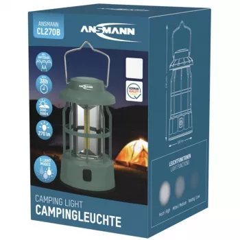 ANSMANN CL270B COB LED kempingová lampáš 270 lm