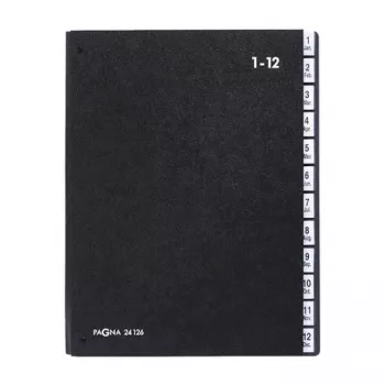 PAGNA Classic 44 priehradiek organizér na stôl - A4 - čierny - na výšku - 265 x 55 x 340 mm