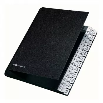 PAGNA Classic 44 priehradiek organizér na stôl - A4 - čierny - na výšku - 265 x 55 x 340 mm
