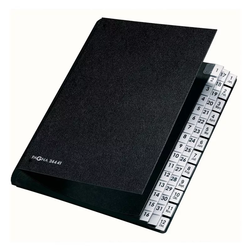 PAGNA Classic 44 priehradiek organizér na stôl - A4 - čierny - na výšku - 265 x 55 x 340 mm
