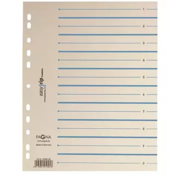 PAGNA Easy Rip oddeľovače A4 100 listov béžová 4-dierované kartón 160 g/m²