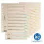 PAGNA oddeľovače A4 kartón béžová 100 ks nedierované 180 g/m² 44063-09