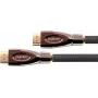 PYTHON High-Speed HDMI s Ethernet káblom 4K2K/UHD, pozlátené kontakty, OFC, nylonový oplet, čierny, 1 m, PYTHON Series (GC-M0015)