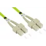 GoodConnections Alcasa LW-8075SC5 optický patch kábel 7,5 m LSZH OM5 SC duplex zelený