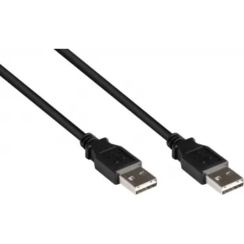 Good Connections USB 2.0 High-Speed EASY kábel konektor samec A na A - čierny - 3 m