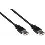 Good Connections USB 2.0 High-Speed EASY kábel konektor samec A na A - čierny - 3 m