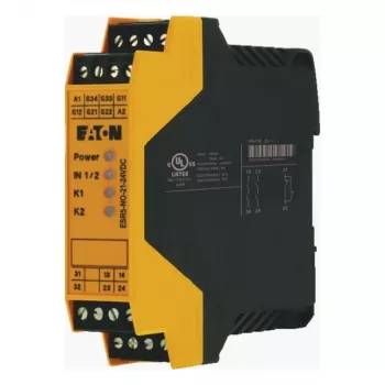 EATON ESR5-NO-21-24VDC Bezpečnostné relé núdzové zastavenie 24V DC 2NO+1NC DIN lišta
