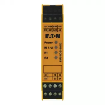 EATON ESR5-NO-21-24VDC Bezpečnostné relé núdzové zastavenie 24V DC 2NO+1NC DIN lišta