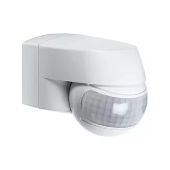 ESYLUX MD 200 káblový nástenný PIR pohybový senzor 12 m dosah biely IP44 2000 lux