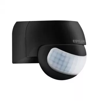 ESYLUX MD 180 Basic káblový PIR pohybový senzor 180° 12 m čierny IP44 2,5 m