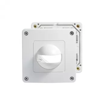ESYLUX kryt IP44 RAL 9010 biely pre pohybové a prítomnostné senzory (EM10055157)