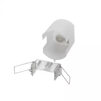 ESYLUX EP10425929 nadomietkové puzdro biele polypropylén 63x63 mm