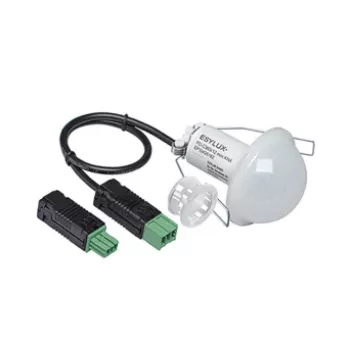 ESYLUX PD-C 360i/12 mini KNX pasívny infračervený senzor (PIR) - stropná montáž - 12 m - biely