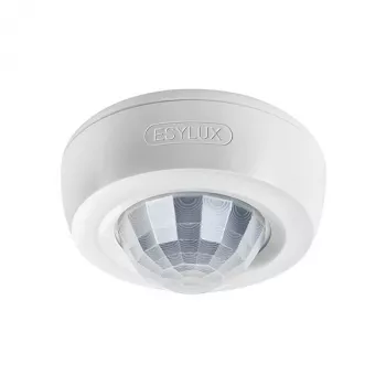 ESYLUX EB10430848 stropný pohybový snímač na omietku 360° biela IP40