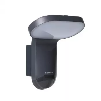 ESYLUX WILMA WL 200 OP MD 1600lm 4000K Graphite vonkajšie nástenné svietidlo s PIR pohybovým snímačom