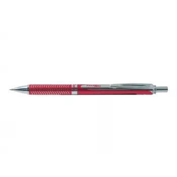 Pentel EnerGel Sterling BL407B rollerball pero s tekutým gélovým atramentom, 0,7 mm, čierne, vymeniteľná náplň, kovové puzdro