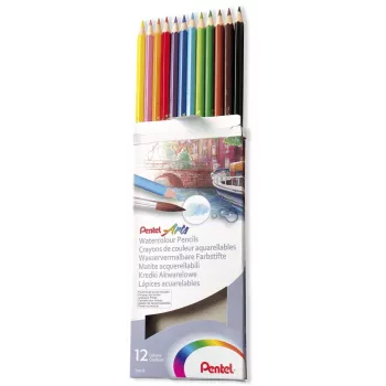 Pentel Arts akvarelové ceruzky rôzne farby