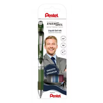 Pentel 4 EnerGel BL77 gélové guľôčkové pero sada 0,35 mm farebne rôzne
