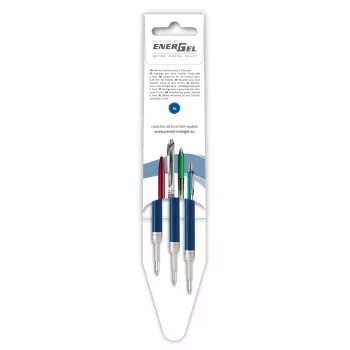 Pentel 3 náplne do gélového pera EnerGel modré 0,7 mm