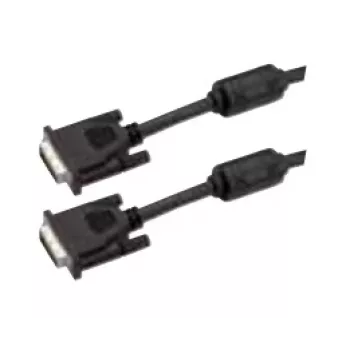 Bachmann DVI-D Single Link kábel - DVI-D (18+1 pin) konektor samec na DVI-D (18+1 pin) konektor samec - 5 m - čierna