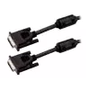 Bachmann DVI-D Single Link kábel - DVI-D (18+1 pin) konektor samec na DVI-D (18+1 pin) konektor samec - 5 m - čierny