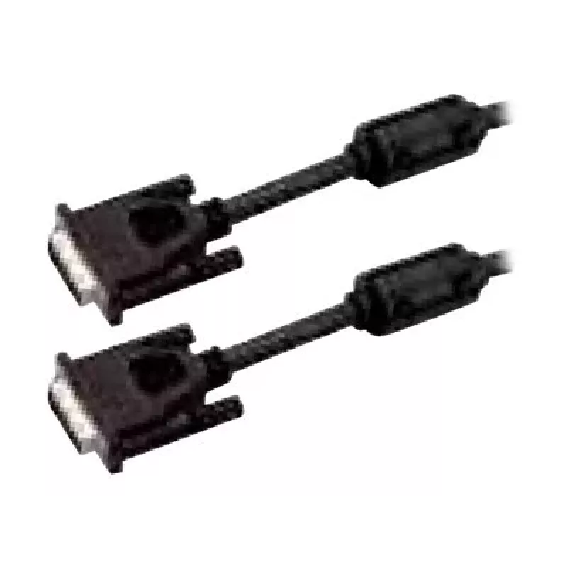 Bachmann DVI-D Single Link kábel - DVI-D (18+1 pin) konektor samec na DVI-D (18+1 pin) konektor samec - 5 m - čierny