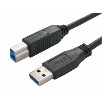 Bachmann 917.1203 USB 3.2 Gen 1 kábel - USB A na USB B - 3 m - čierna
