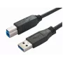 Bachmann 917.1203 USB 3.2 Gen 1 kábel - USB A na USB B - 3 m - čierna