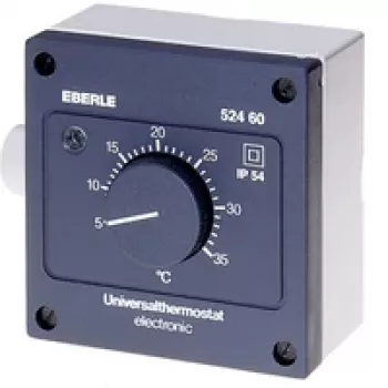Eberle Controls AZT-A 524 510 izbový termostat - čierna - IP54 - 5-35°C - 230V AC