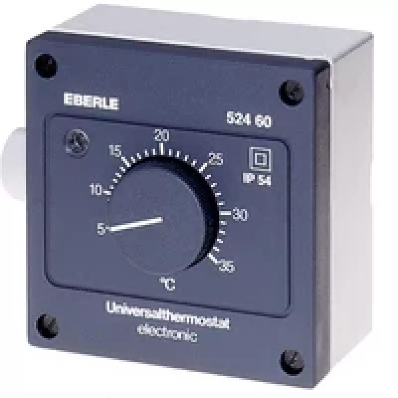 Eberle Controls AZT-A 524 510 izbový termostat - čierna - IP54 - 5-35°C - 230V AC