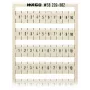WAGO 209-502 označovací pásik - biely - rastr 5 mm - 10 označovačov