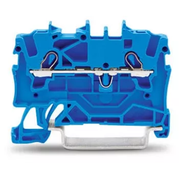 WAGO 2001-1204 4-vodičový Push-in CAGE CLAMP svorkový blok, sivý, 500V, 24A, 0,25-2,5 mm², montáž na DIN lištu