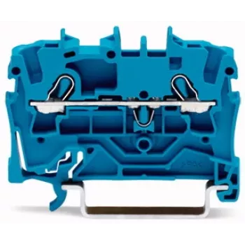 WAGO 2002-1204 4-vodičový Push-in svorkový blok, 2,5 mm², 800 V, sivý