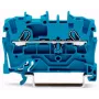 WAGO 2002-1204 4-vodičový Push-in svorkový blok, 2,5 mm², 800 V, sivý
