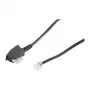 ShiverPeaks S-Impuls telefónny kábel - TAE-N (S) na RJ-11 (2-pólový) - 3 m - biely