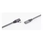 ShiverPeaks USB 3.2 predlžovací kábel 90° zahnutý Type-A konektor samec na konektor samica 0,25 m čierny
